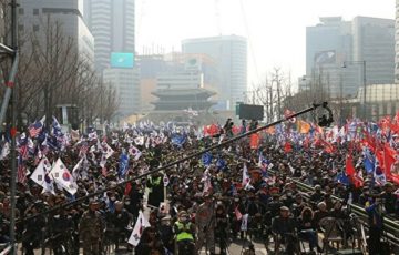 韓国デモ